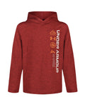 UA Vertical Logo Boys' Hoodie - Red