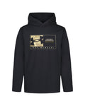 UA Latitude Logo Boys' Hoodie - Black