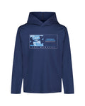 UA Latitude Logo Boys' Hoodie - Blue