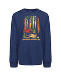 UA Tree Bear Cuff Boys' Long Sleeve - Blue