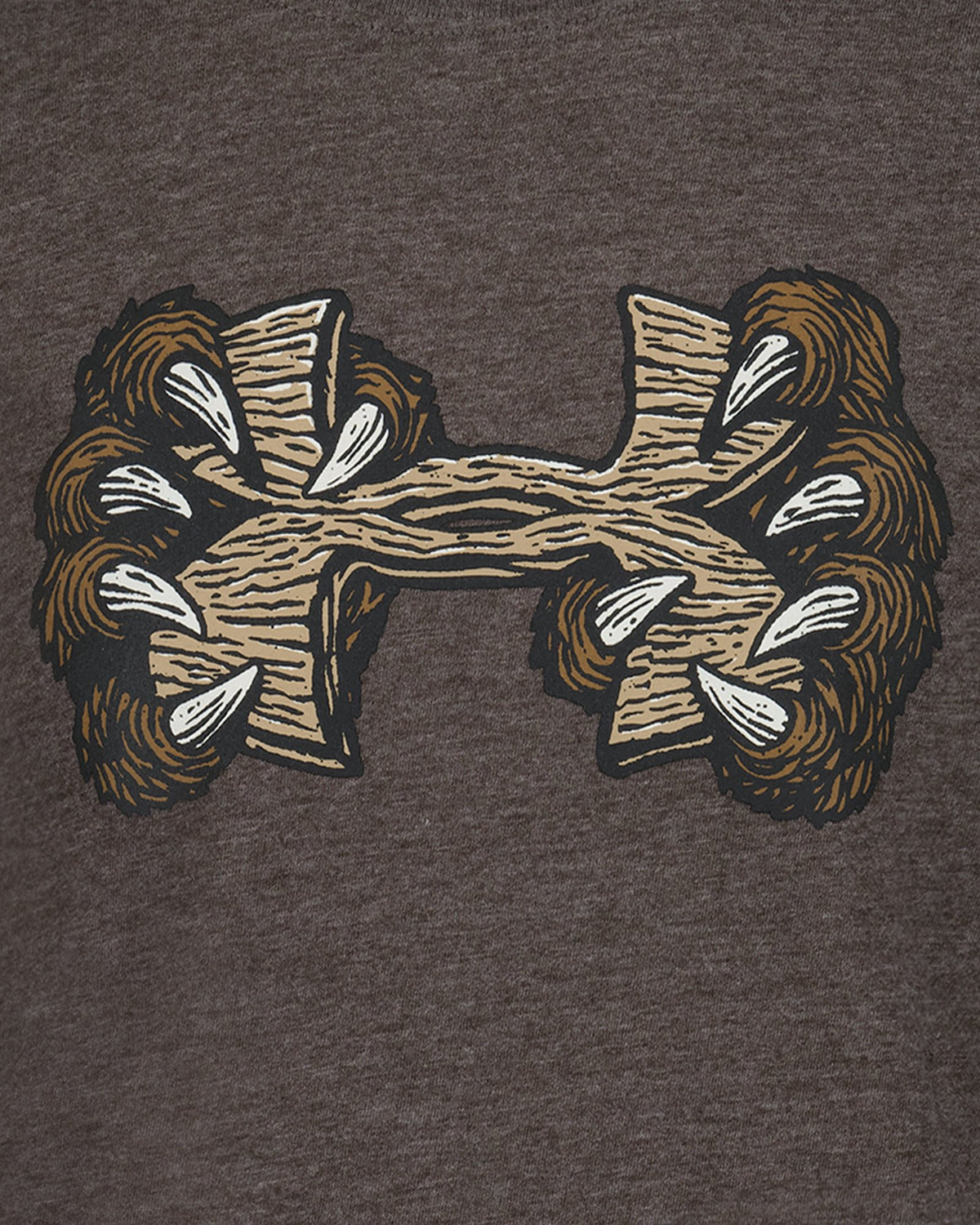 UA Bear Claw Boys' Long Sleeve - Brown