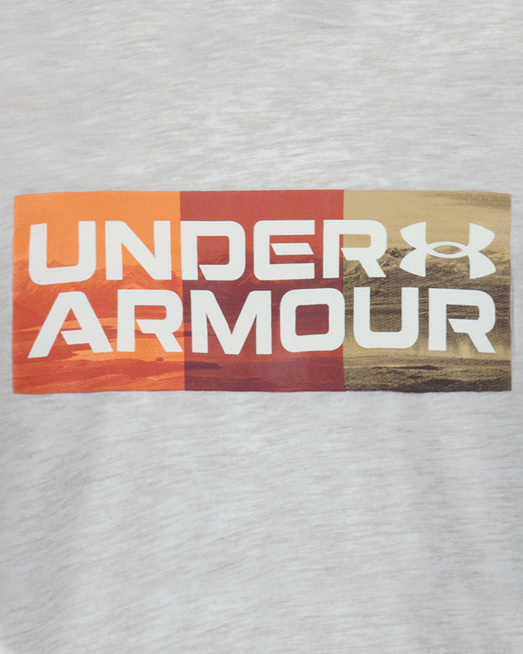 UA Tri Mountain Logo Boys' Long Sleeve - Gray