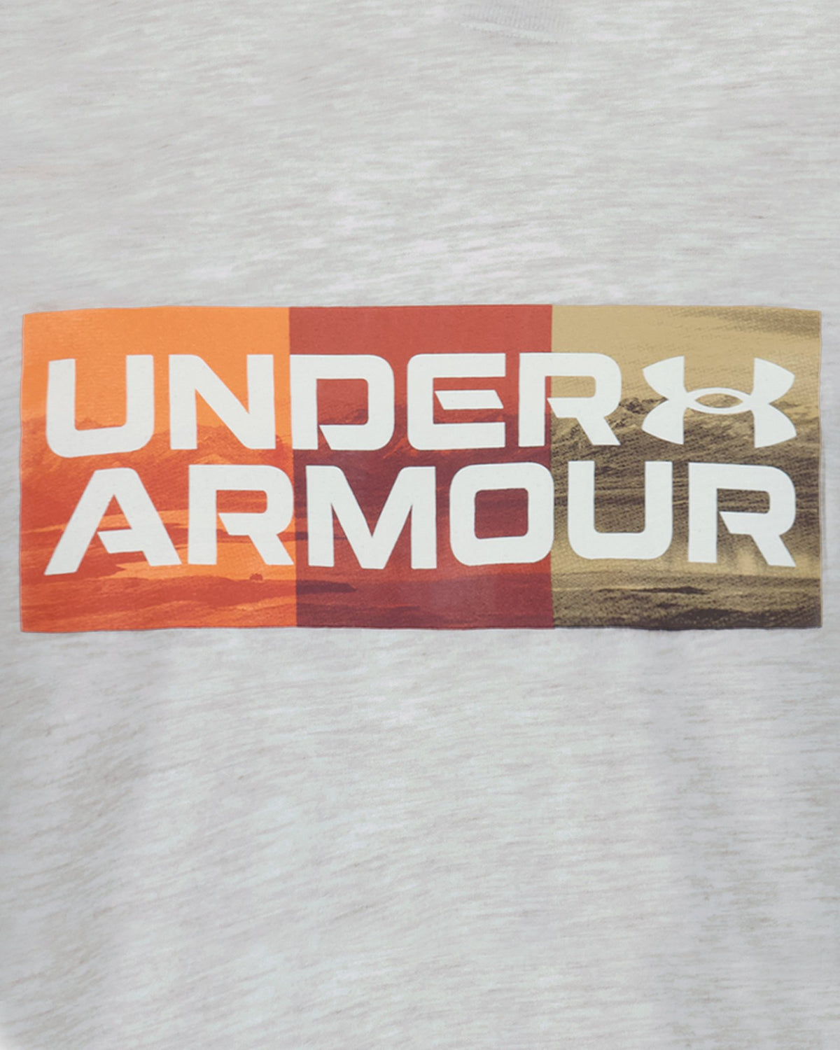 UA Tri Mountain Logo Boys' Long Sleeve - Gray
