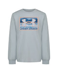 UA Topo Core Cuff Boys' Long Sleeve - Gray