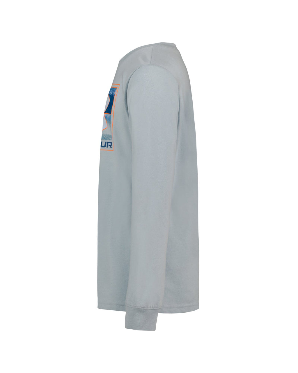 UA Topo Core Cuff Boys' Long Sleeve - Gray