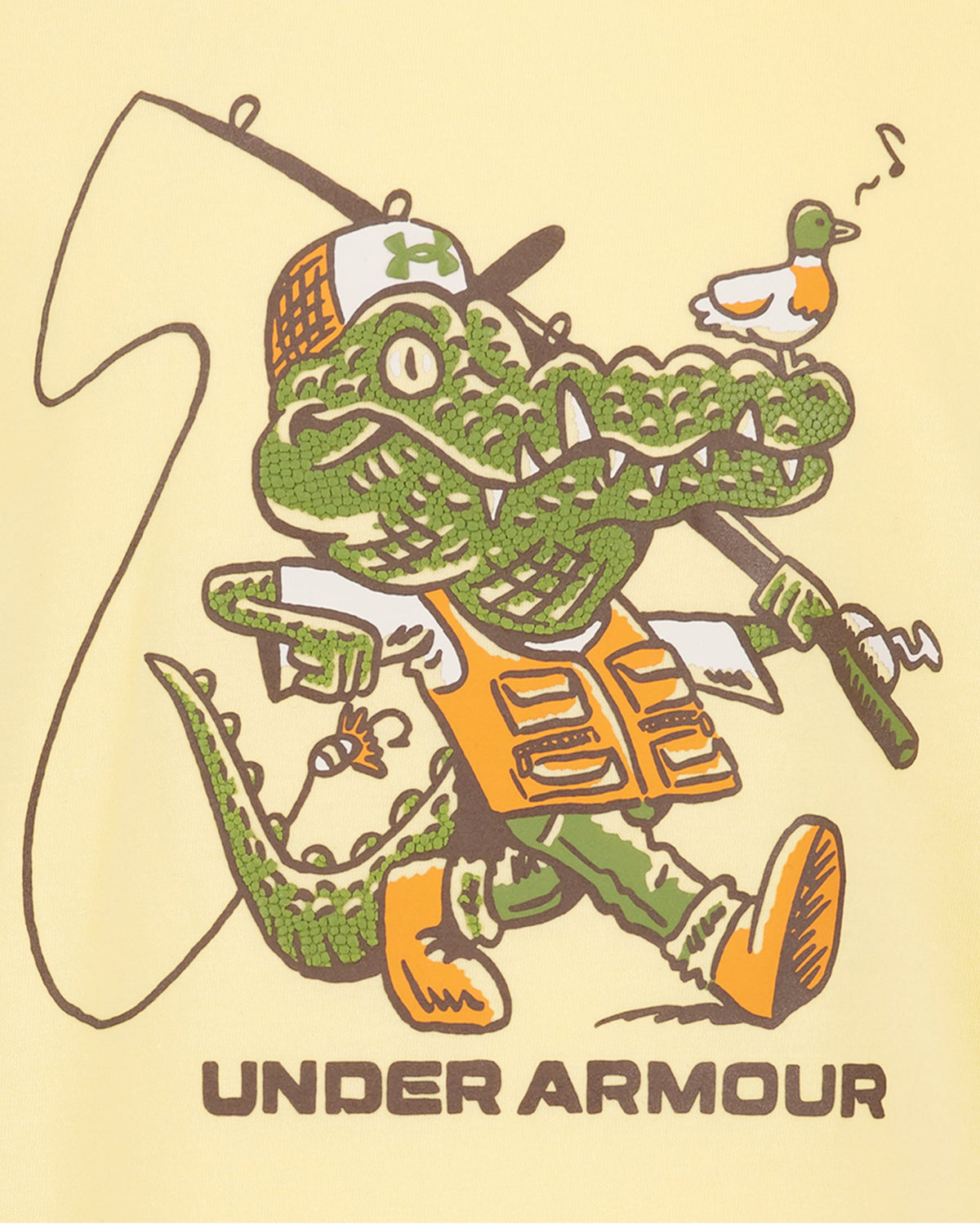 UA Puff Gator Boys' T-Shirt - Yellow