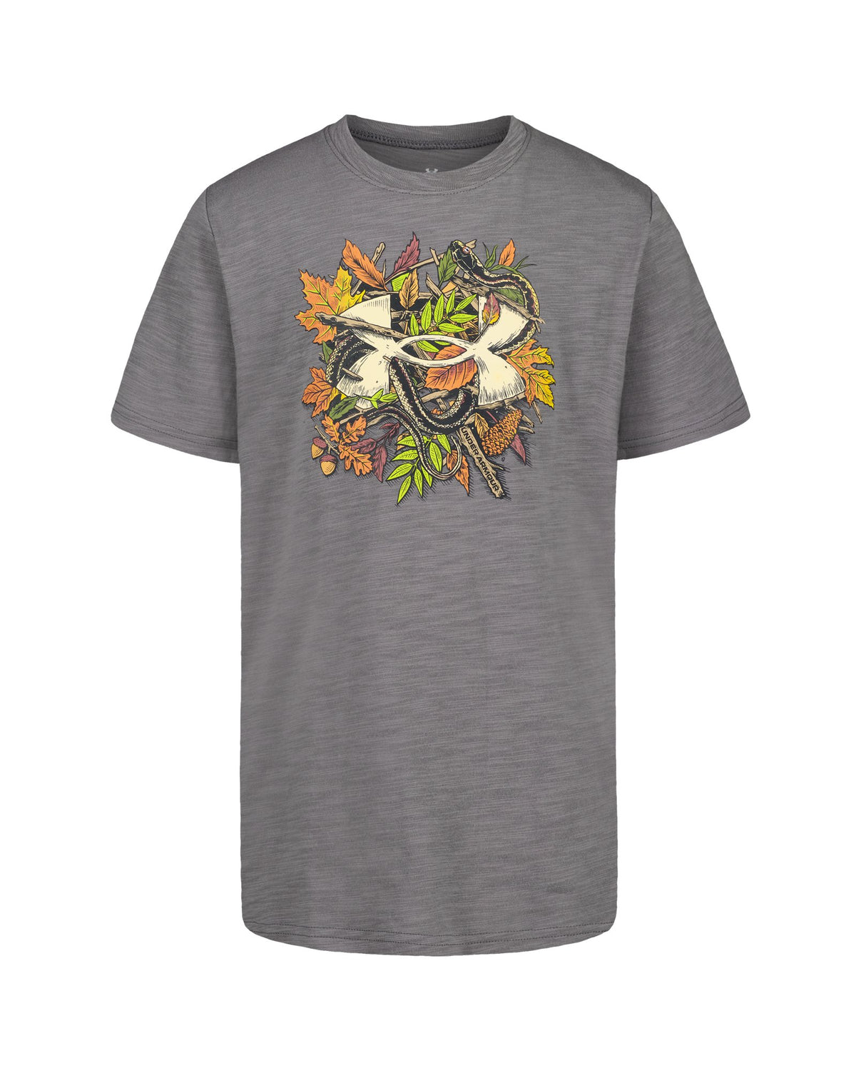 UA Snake Icon Boys' Short Sleeve - Green