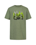 UA Pineview Logo Boys' Short Sleeve - Green
