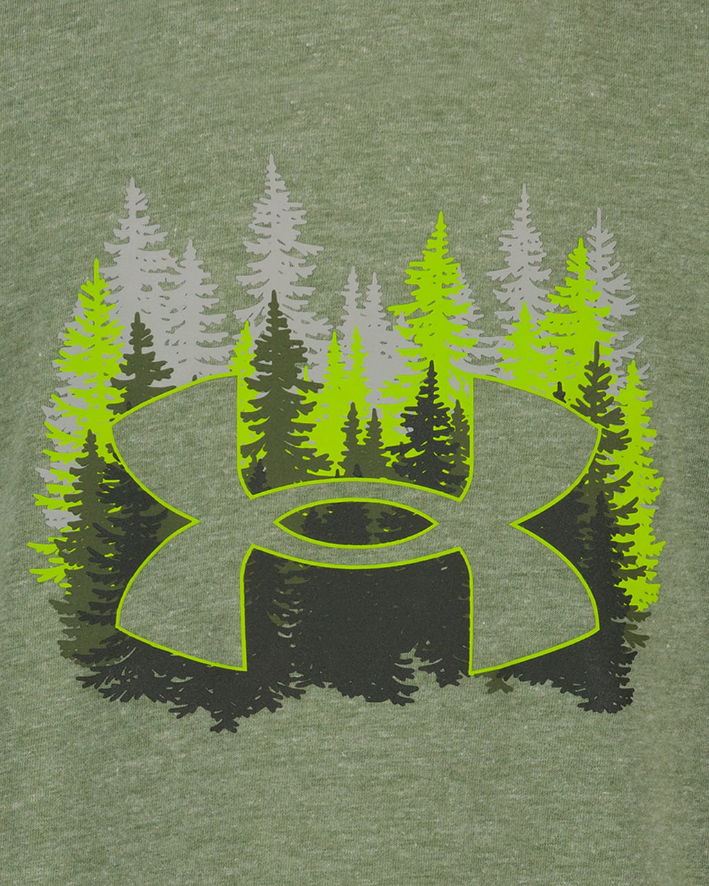 UA Pineview Logo Boys' Short Sleeve - Green