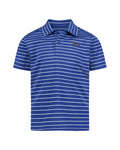 UA Matchplay Stripe Boys' Polo - Blue
