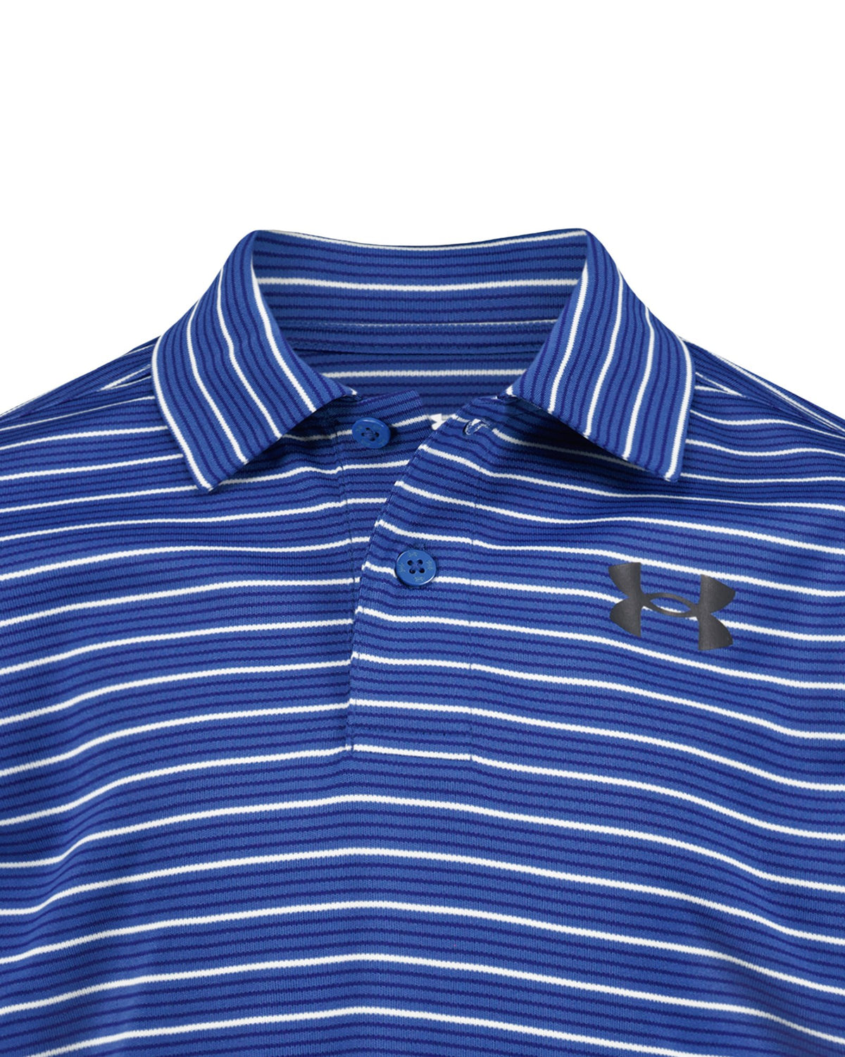 UA Matchplay Stripe Boys' Polo - Blue