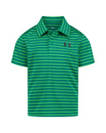 UA Matchplay Stripe Boys' Polo - Green