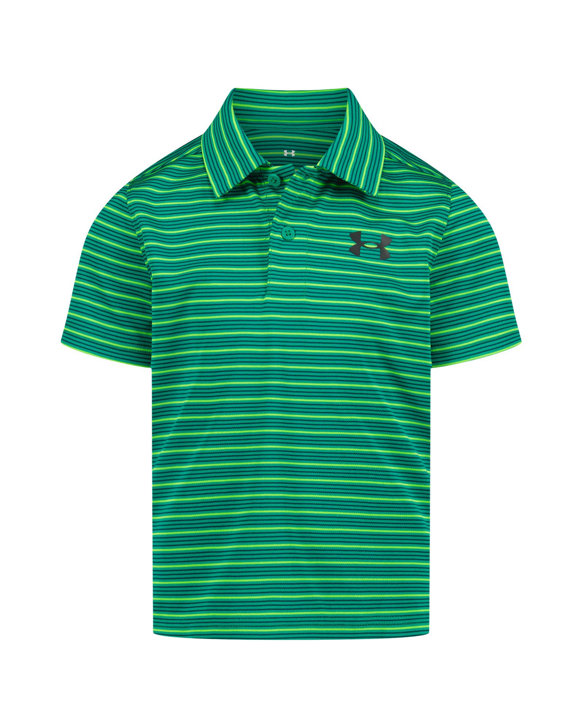 UA Matchplay Stripe Boys' Polo - Green