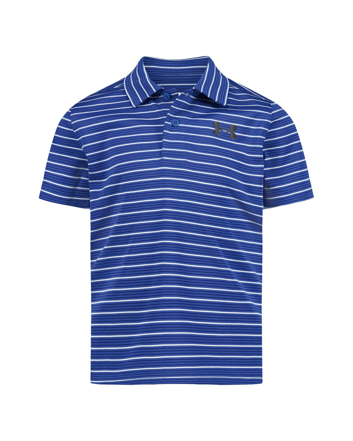 UA Matchplay Stripe Boys' Polo - Blue