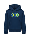 UA Rival Print Fill Little Boys' Hoodie - Blue