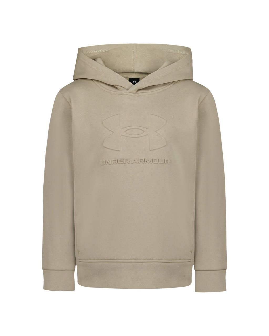 UA Logo Emboss Little Boys' Hoodie - Brown