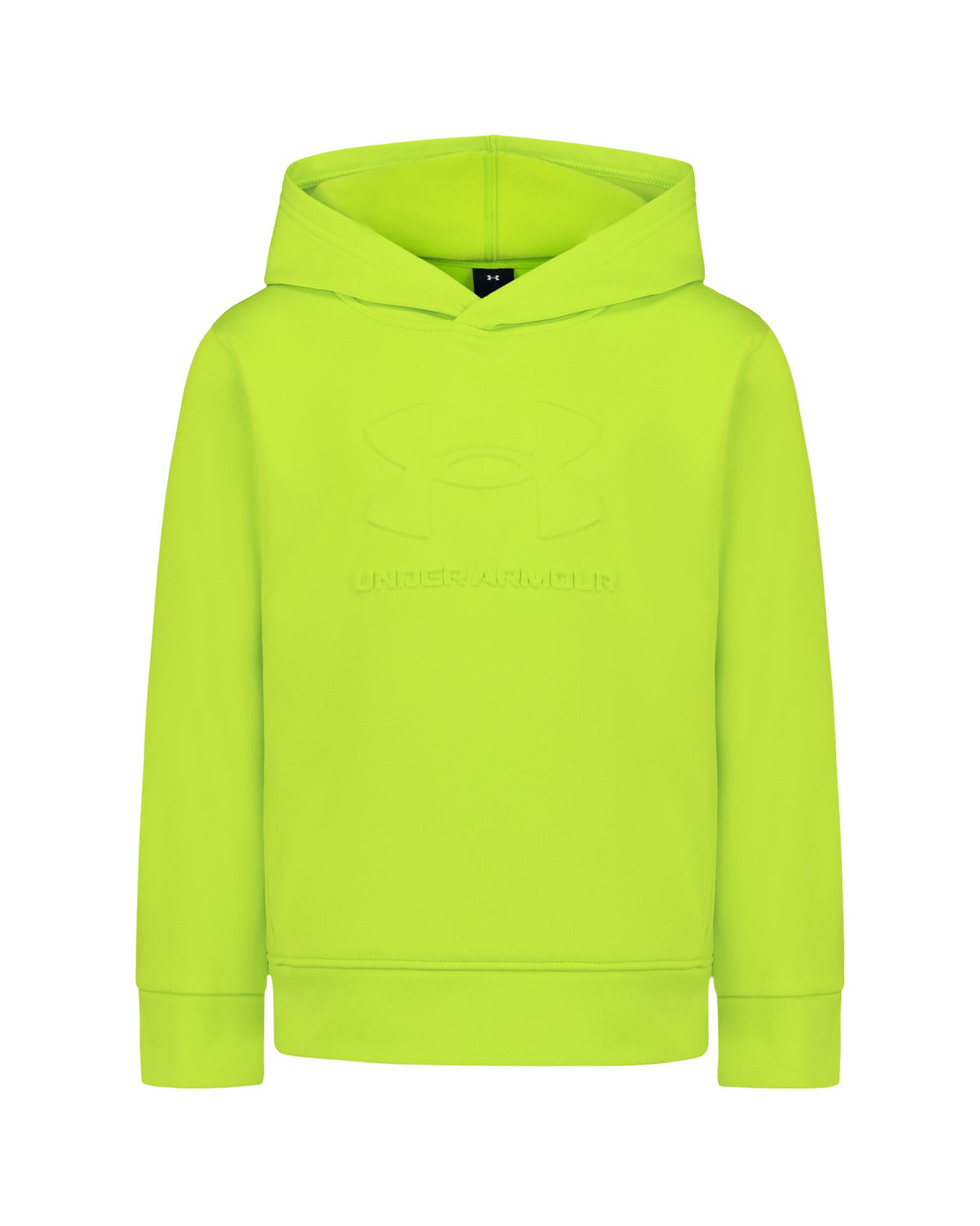 UA Logo Emboss Little Boys' Hoodie - Green