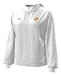 UA Unstoppable Fleece Collegiate Women's Full Zip - White