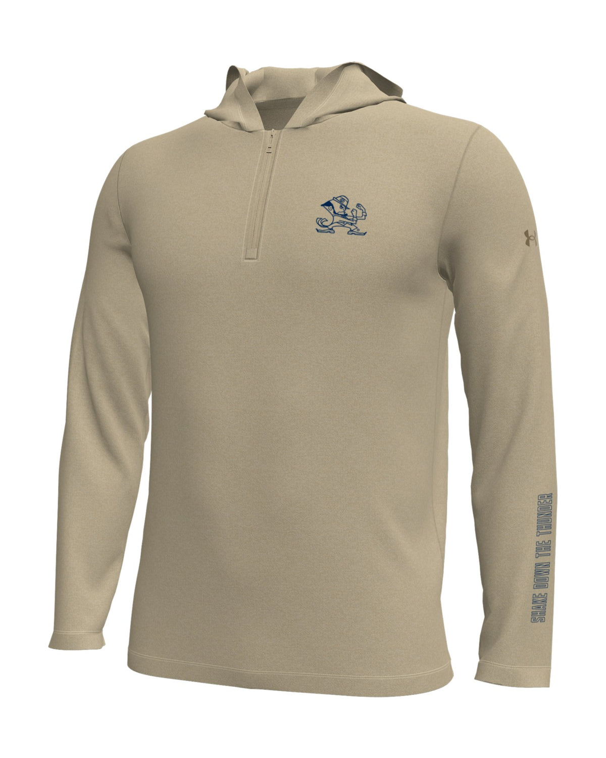 UA Gameday Motion Collegiate Heavyweight Zip Men's Long Sleeve - Brown