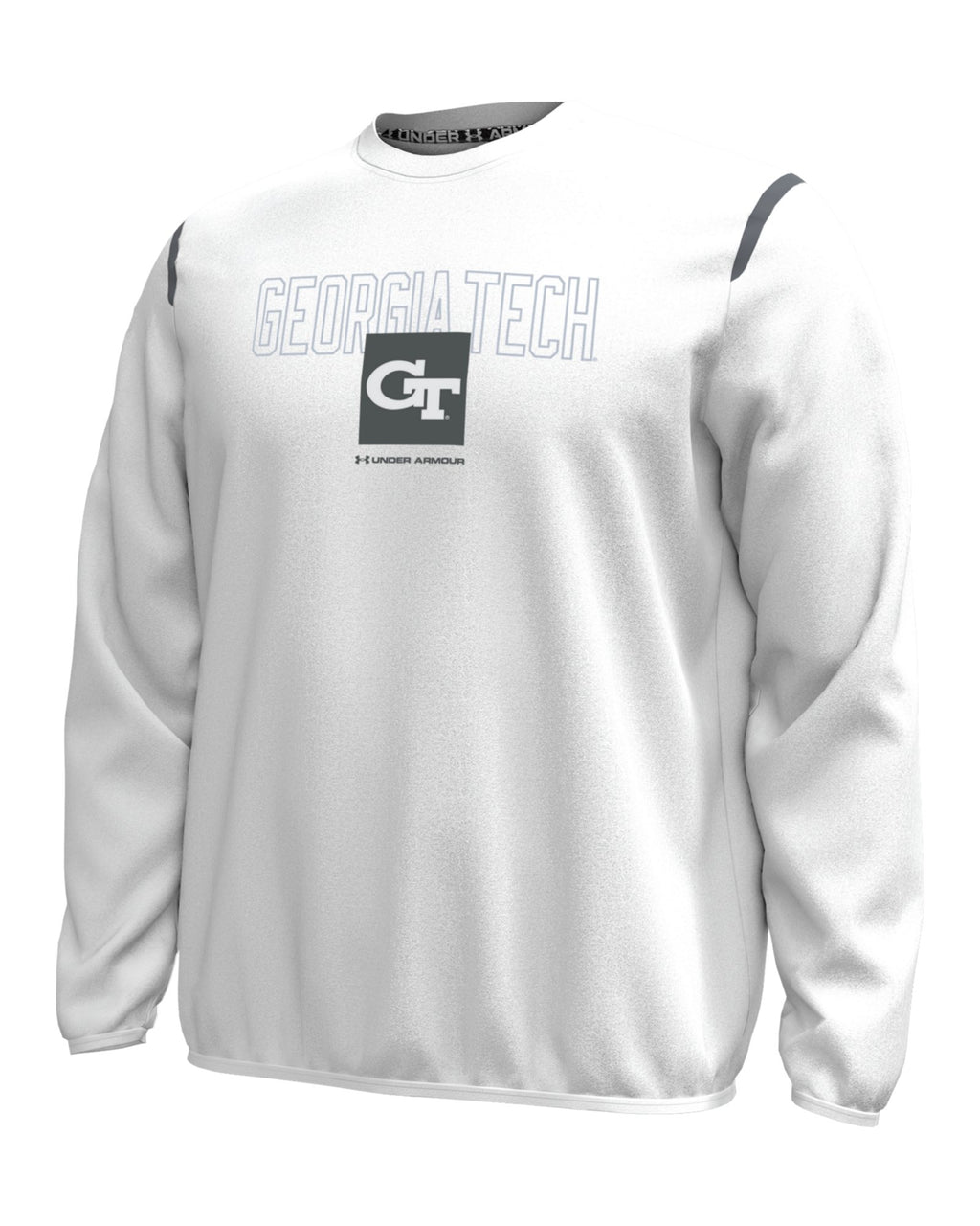 UA Unstoppable Fleece Collegiate Men's Crew - White