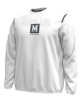 UA Unstoppable Fleece Collegiate Men's Crew - White