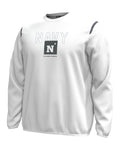 UA Unstoppable Fleece Collegiate Men's Crew - White