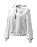 UA Icon Fleece Collegiate Women's ½ Zip Hoodie - Gray