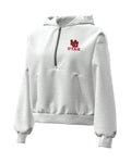 UA Icon Fleece Collegiate Women's ½ Zip Hoodie - Gray