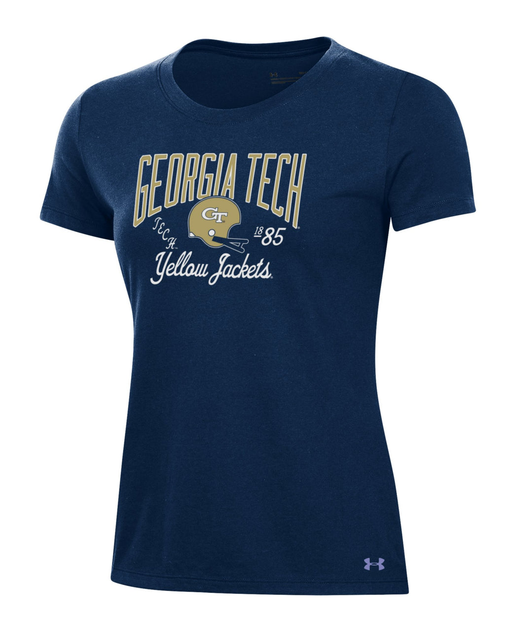 UA Performance Cotton Collegiate Women's T-Shirt - Blue