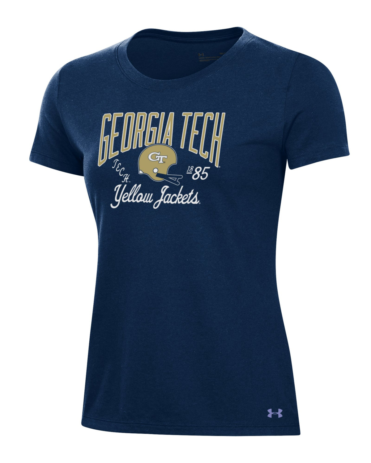 UA Performance Cotton Collegiate Women's T-Shirt - Blue