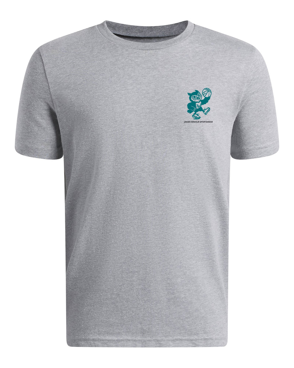 UA Hoo Hoops Boys' Short Sleeve - Gray