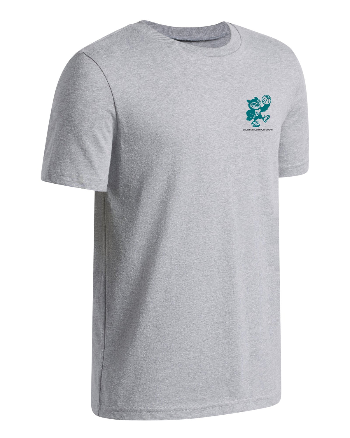 UA Hoo Hoops Boys' Short Sleeve - Gray