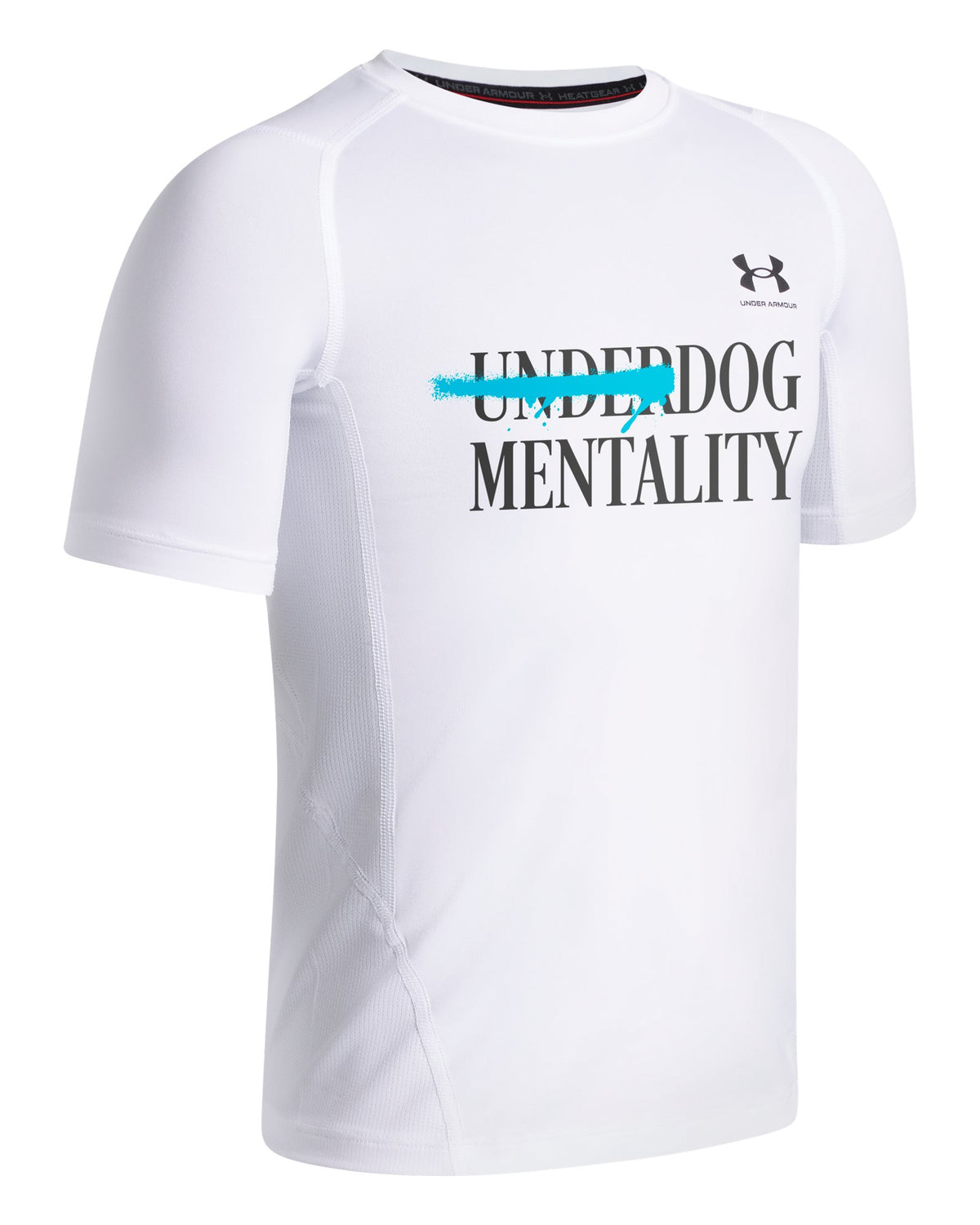 HeatGear® Mentality Boys' Short Sleeve - White