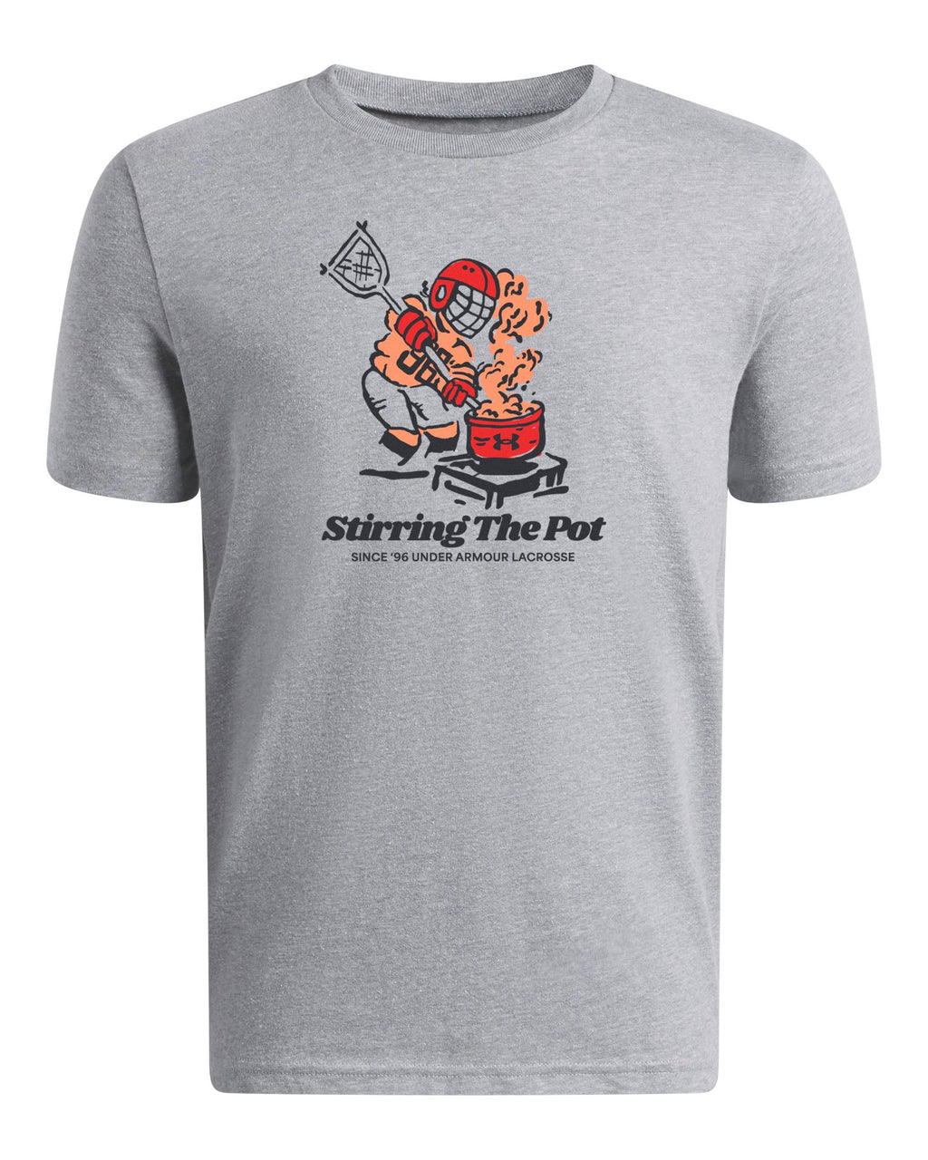 UA Lacrosse Boys' Short Sleeve - Gray