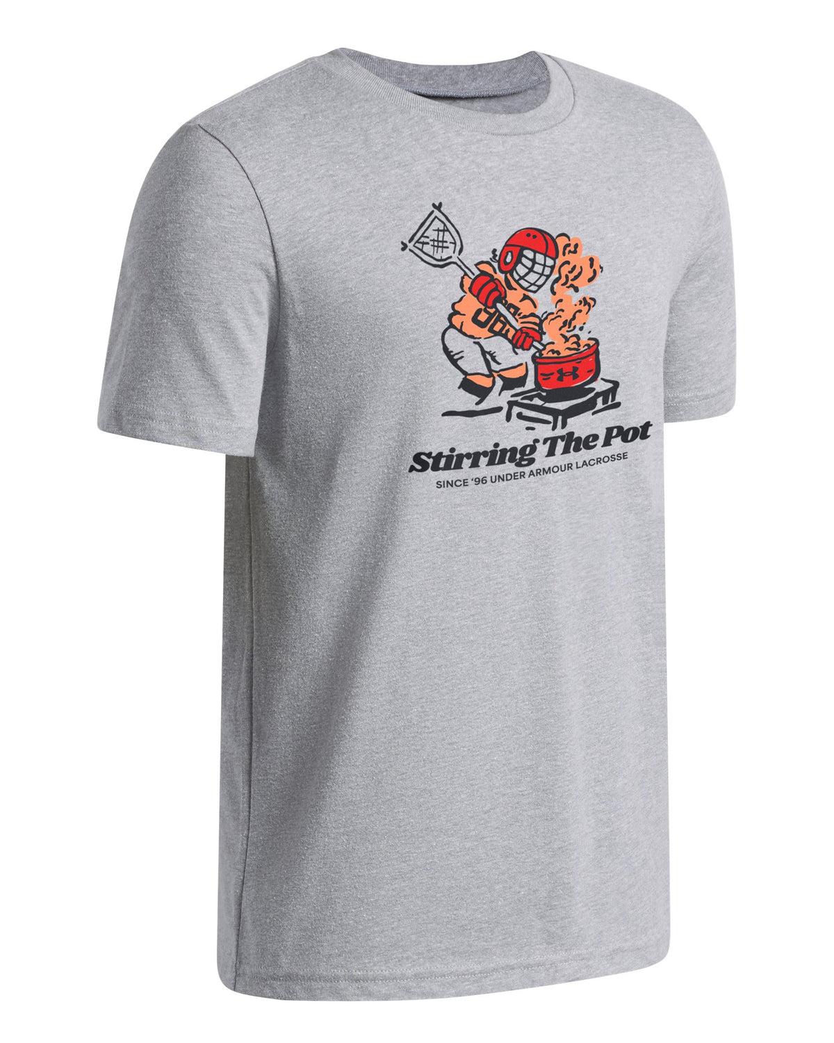 UA Lacrosse Boys' Short Sleeve - Gray