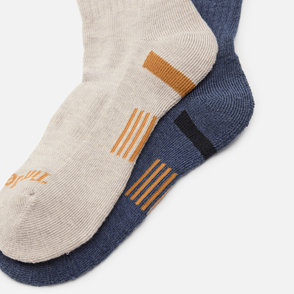 Richford 2Pack Half Cushion Crew Sock TBL Oatmeal Heather ALT1