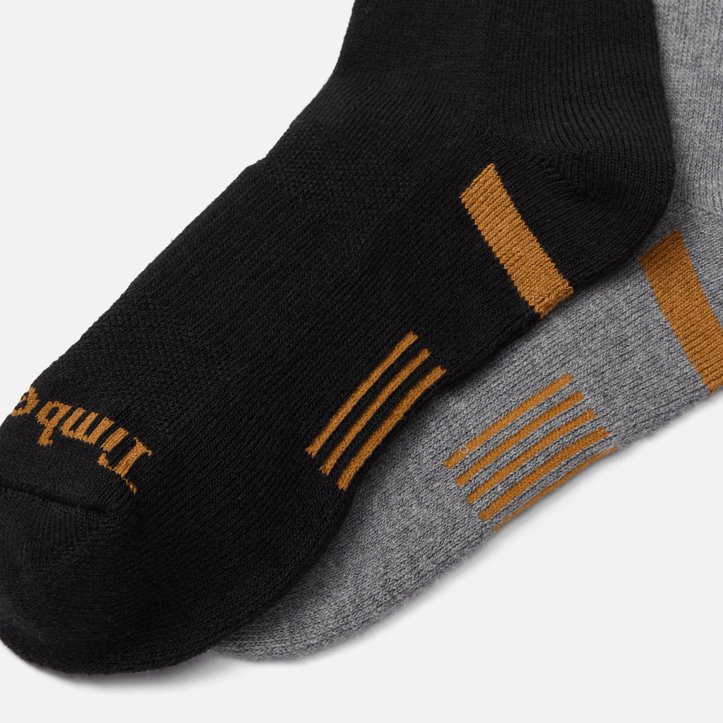 Richford 2Pack Half Cushion Crew Sock TBL Black ALT1