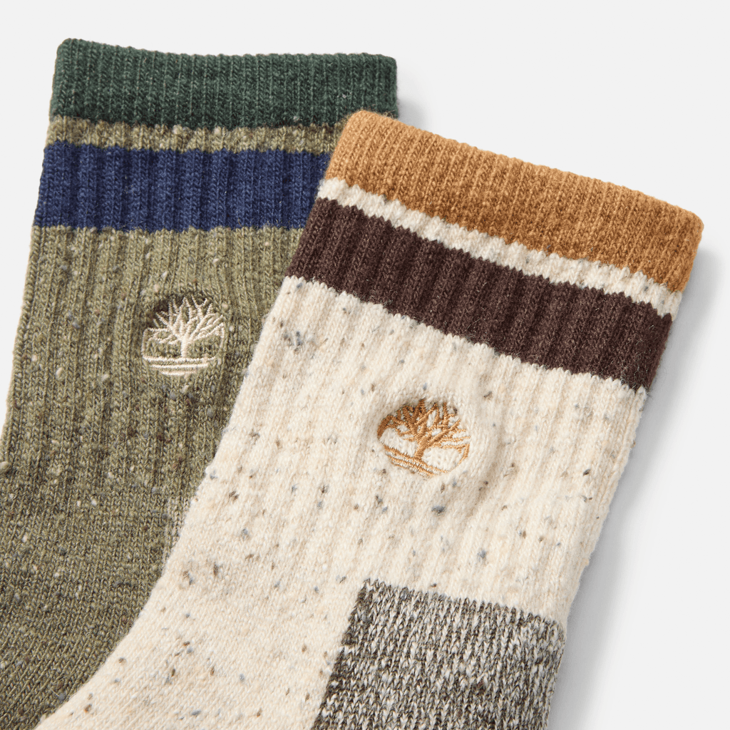 Speckled 2Pack Mid Crew Sock TBL Black Coffee ALT1