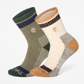 Speckled 2Pack Mid Crew Sock TBL Black Coffee HERO