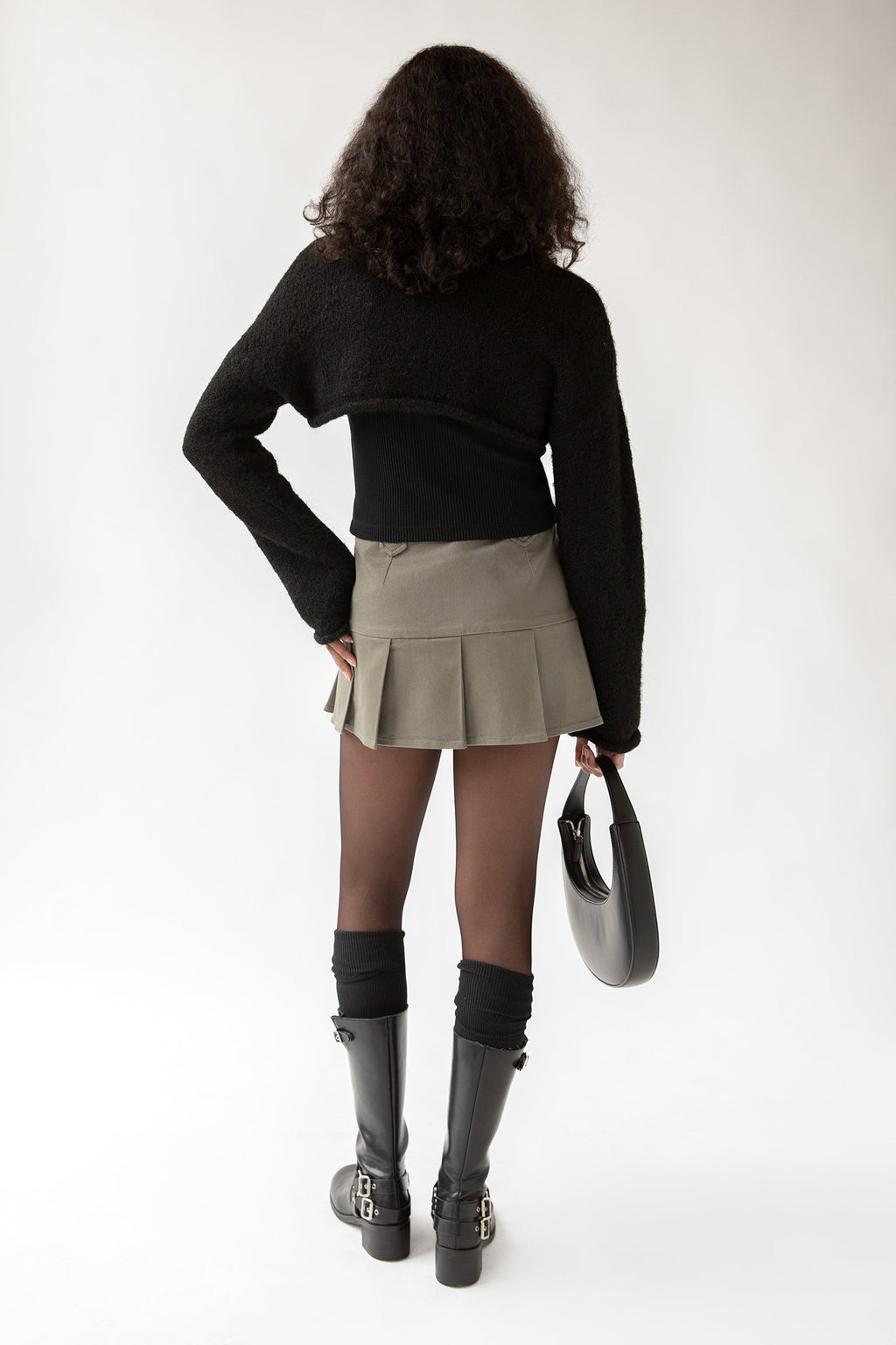 MOHAIR WOOL-BLEND BOLERO