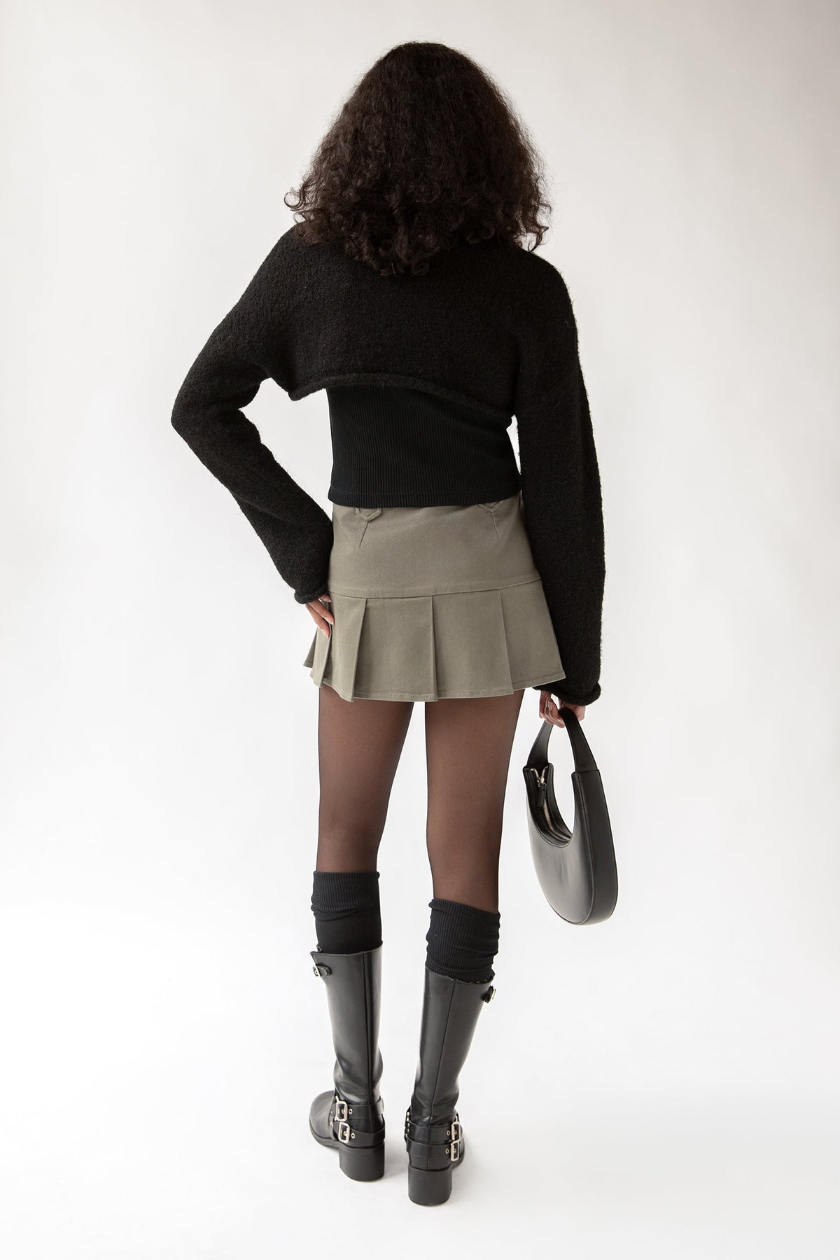 MOHAIR WOOL-BLEND BOLERO