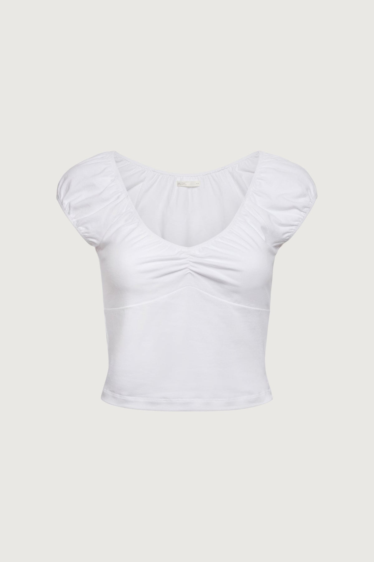 CAP SLEEVE CROPPED TOP