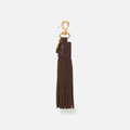 Tassel Bag Charm with KeyRing TBL Brown HERO