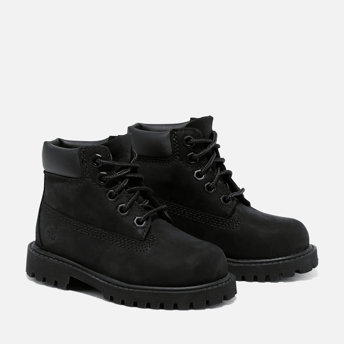 Toddler Timberland Premium 6Inch Waterproof Boot TBL Black Nubuck ALT4