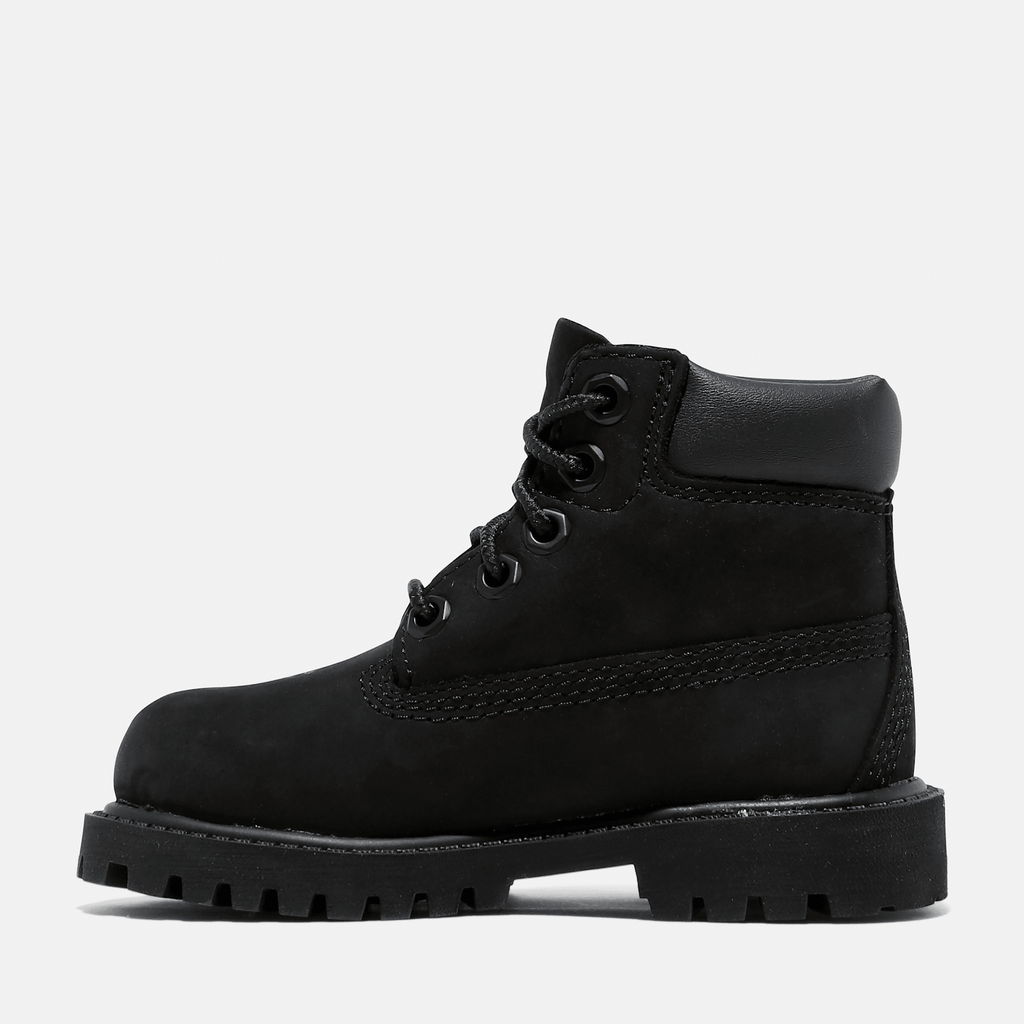 Toddler Timberland Premium 6Inch Waterproof Boot TBL Black Nubuck ALT6