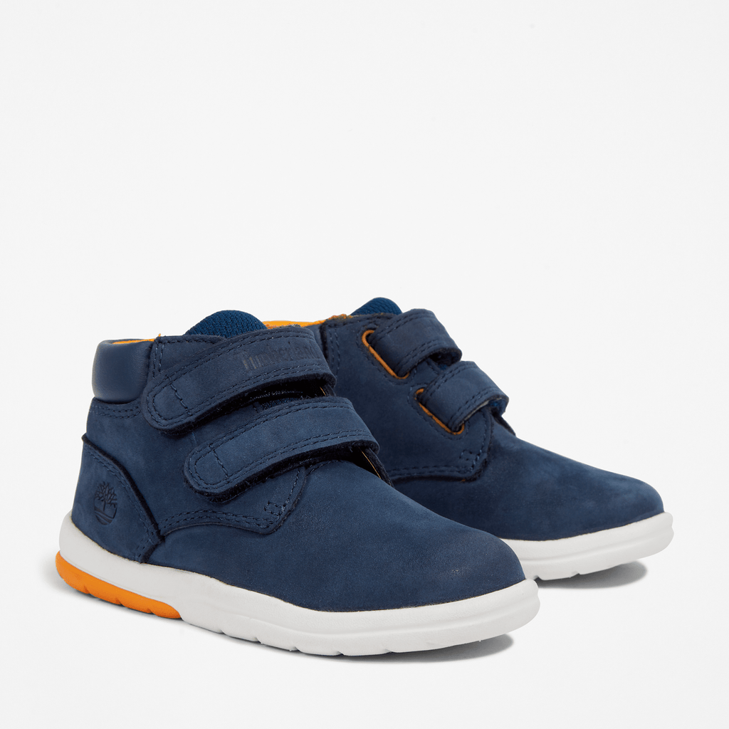 Toddler Toddle Tracks HookandLoop Boot TBL Navy Nubuck ALT4