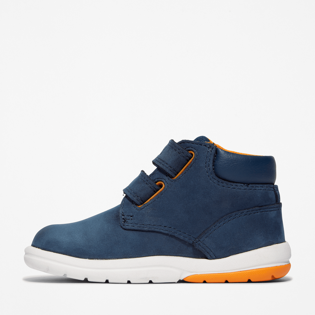 Toddler Toddle Tracks HookandLoop Boot TBL Navy Nubuck ALT6