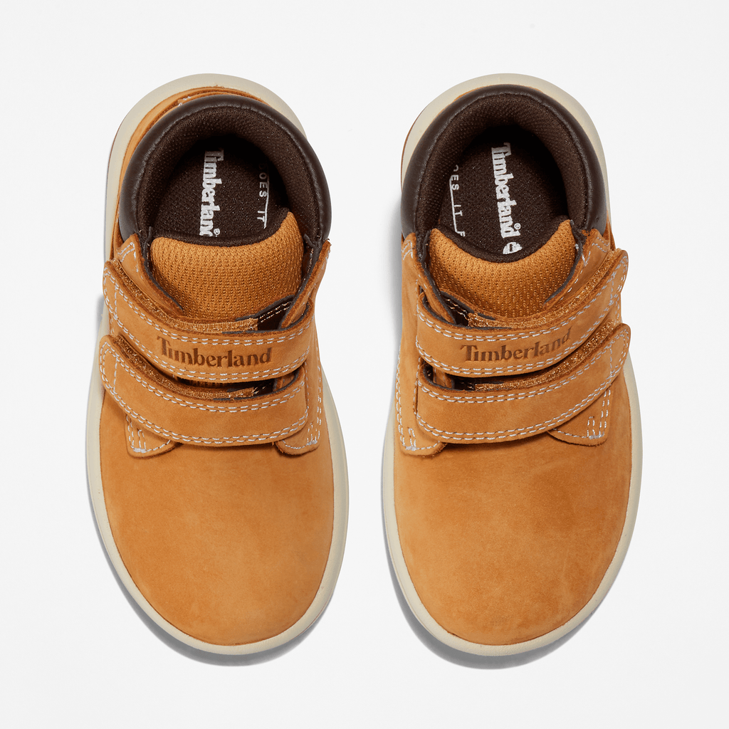 Toddler Toddle Tracks HookandLoop Boot TBL Wheat Nubuck ALT2
