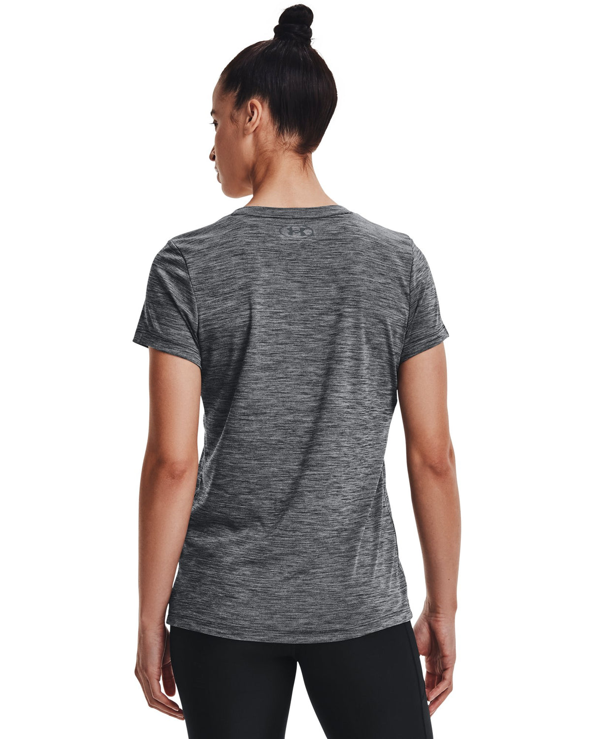 Women's UA Velocity Twist V-Neck Short Sleeve Women's V-Neck Short Sleeve - Black