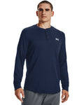 UA Waffle Men's Henley - Blue